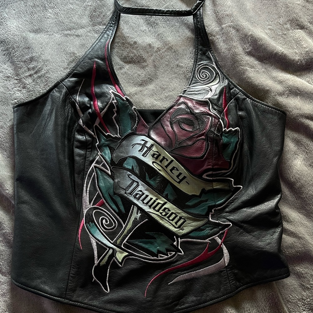 Vintage Harley Davidson Halter Top